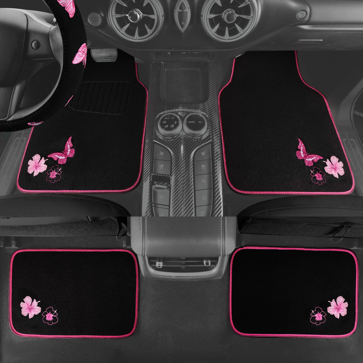 CAR PASS steering wheel cover installed showing improved grip benefit