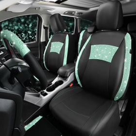 CAR PASS glitter steering wheel cover adding grip and stylish accent