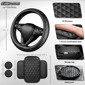 CAR PASS steering wheel cover installed in car improving grip