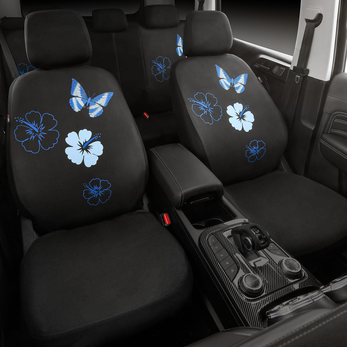 CAR PASS mat texture and nibbed backing, anti-slip stability