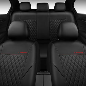 CAR PASS padded texture close angle shows added seat comfort