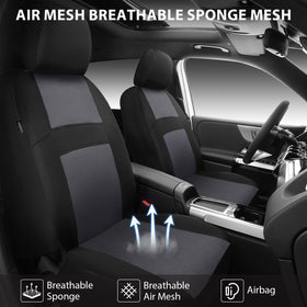 CAR PASS close-up of air mesh texture for breathable comfort and durability