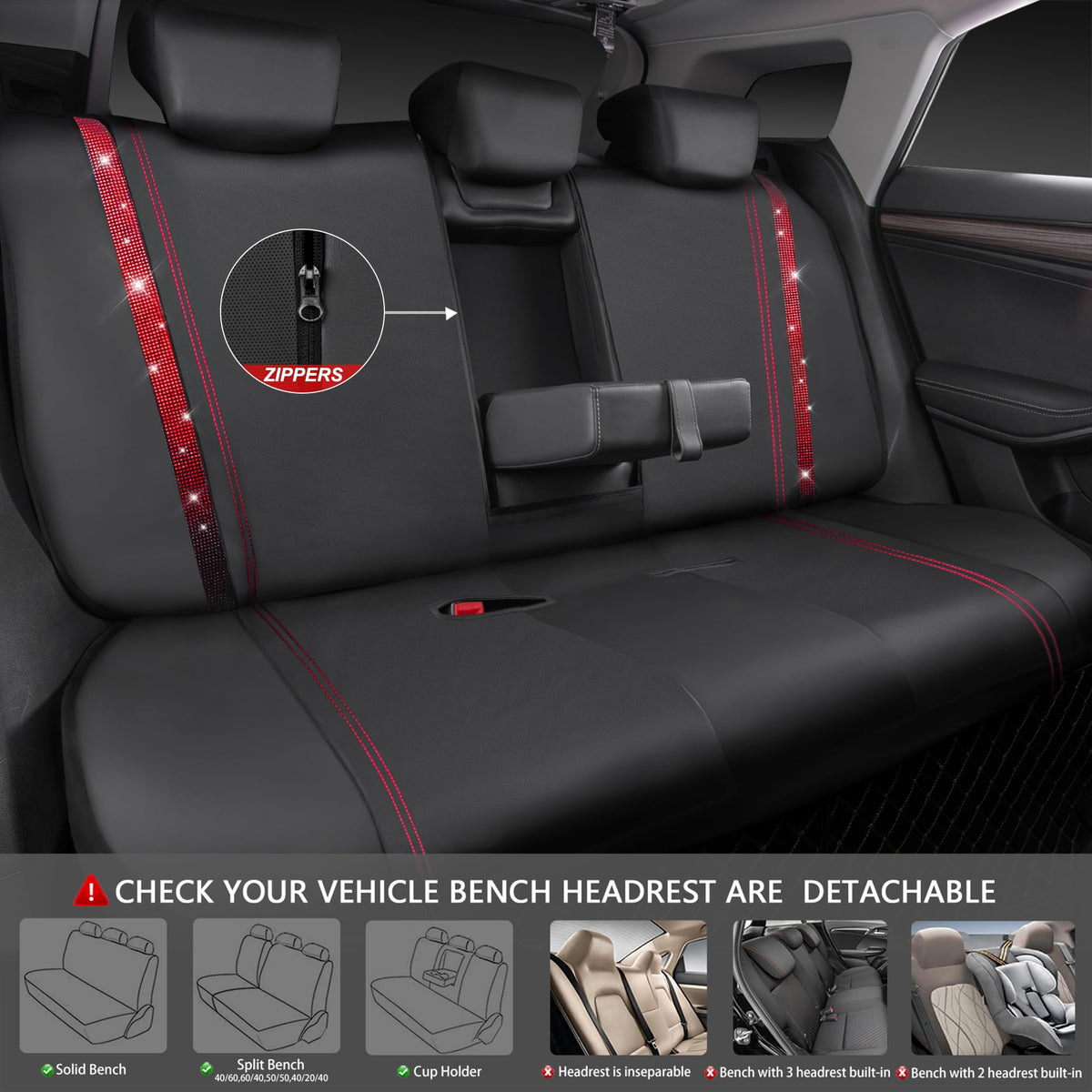 CAR PASS faux leather texture close-up showing durable, waterproof surface