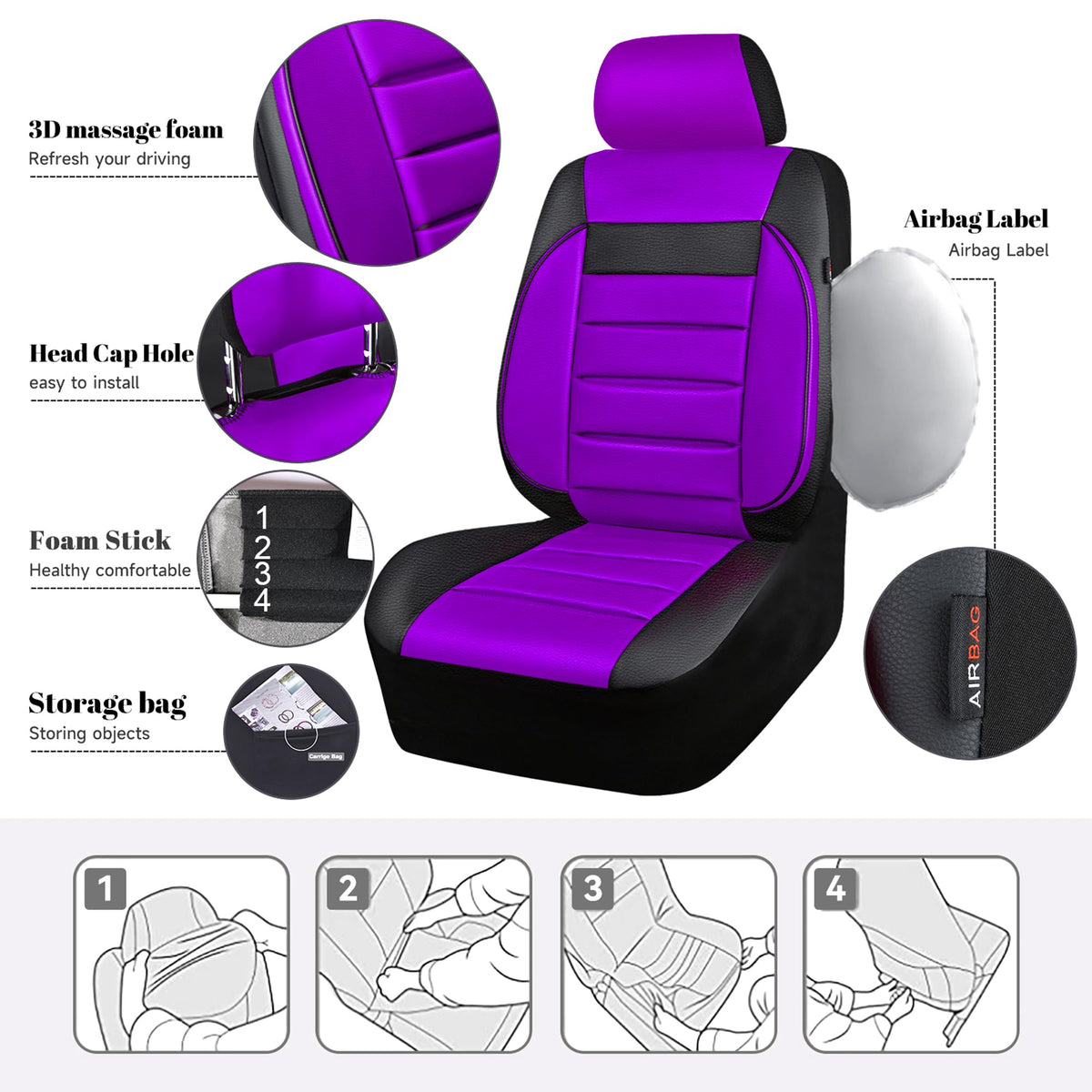 CAR PASS leather texture close-up highlighting wipe-clean surface and durable finish