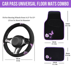 CAR PASS mat texture close-up showing waterproof surface and easy cleaning
