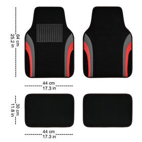 CAR PASS underside anti-slip nibs detail demonstrating secure non-slip backing