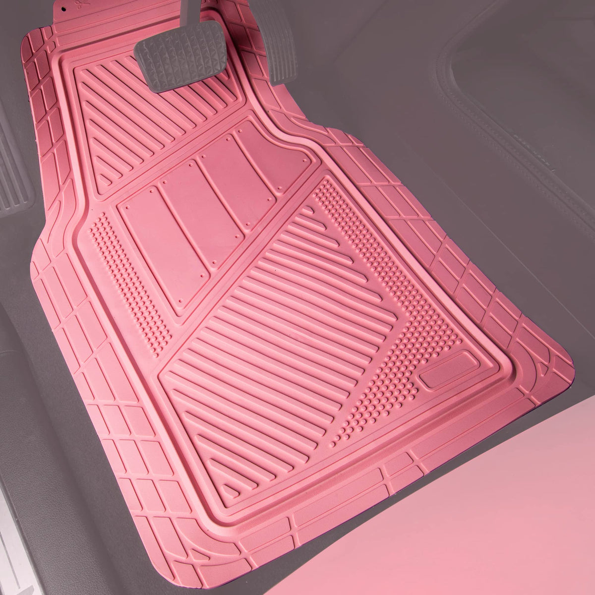 CAR PASS waterproof channels trapping water and mud to protect carpet