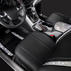 CAR PASS waterproof front floor mat showing anti-slip nibs and easy cleaning