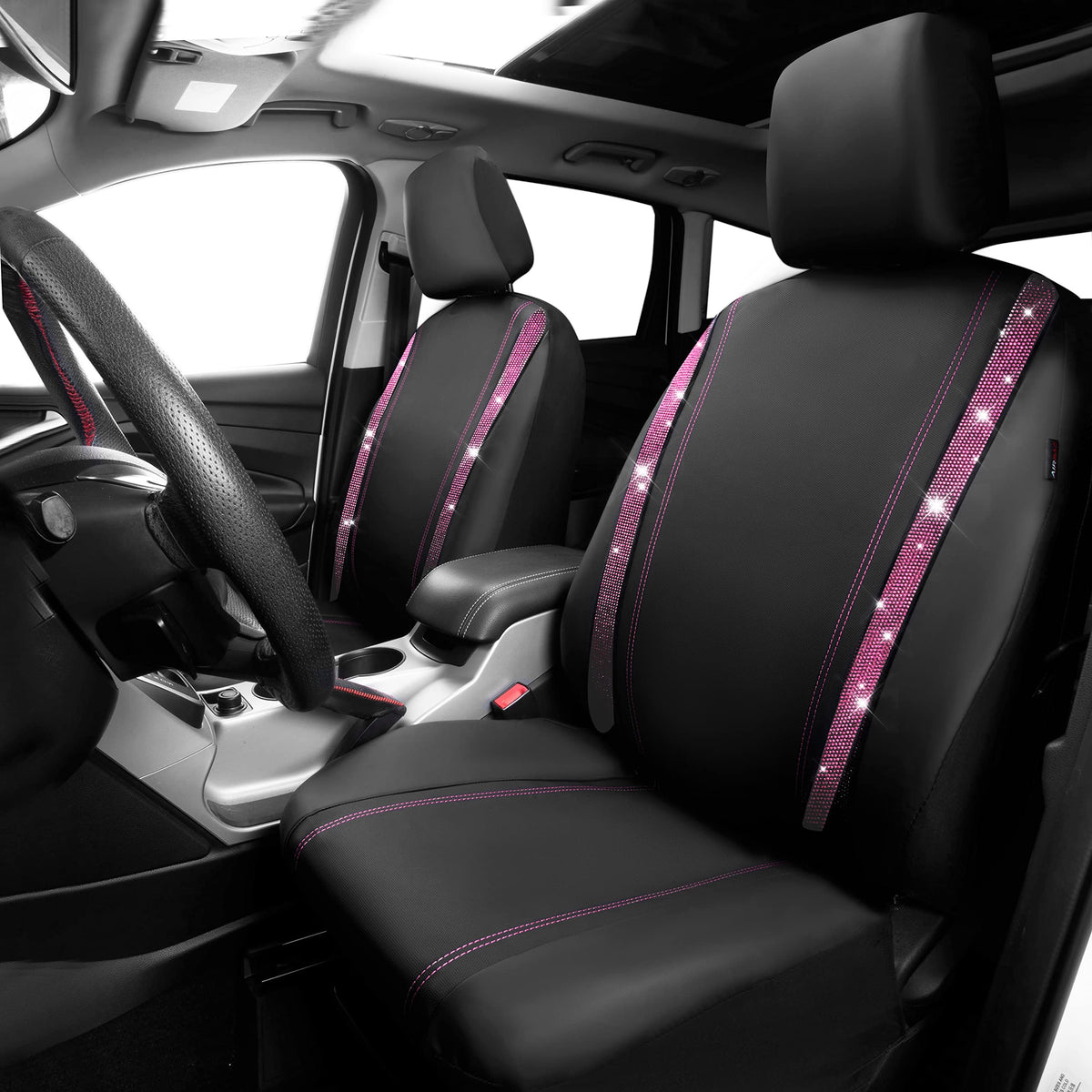 CAR PASS waterproof leather texture close-up showing easy-clean surface