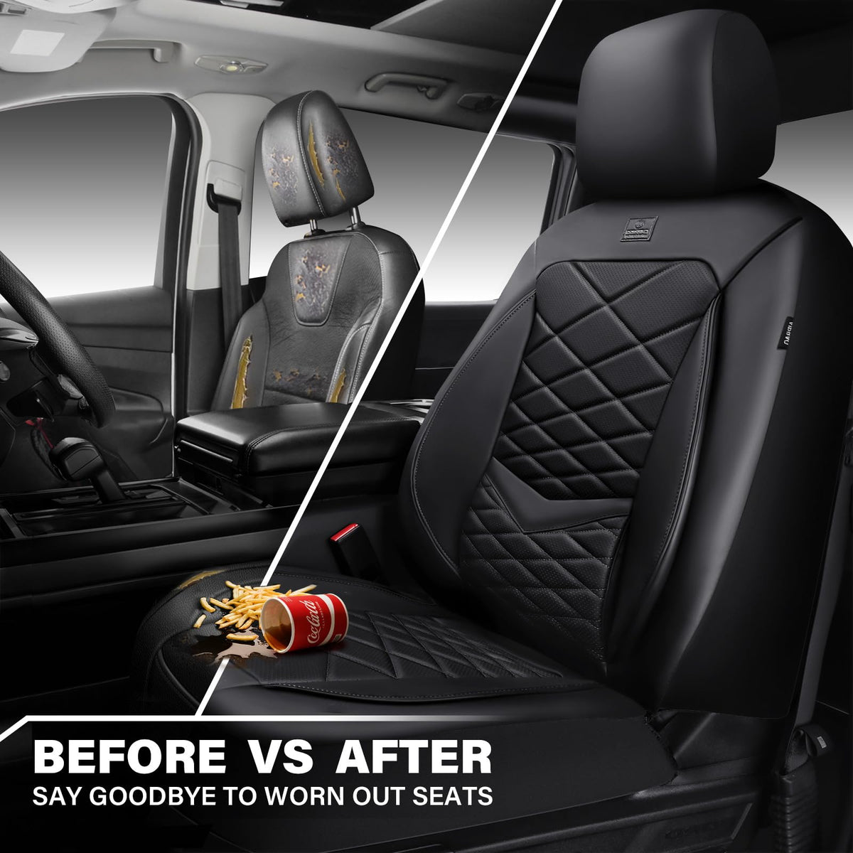 CAR PASS waterproof texture with droplet showing liquid resistance and easy cleaning