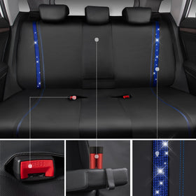 CAR PASS faux leather wipe demo showing waterproof cleaning benefit