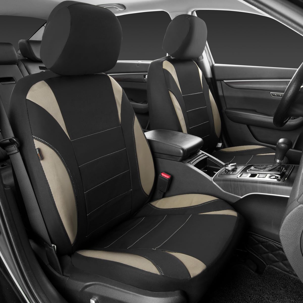 CAR PASS close-up neoprene texture highlighting waterproof protection benefit