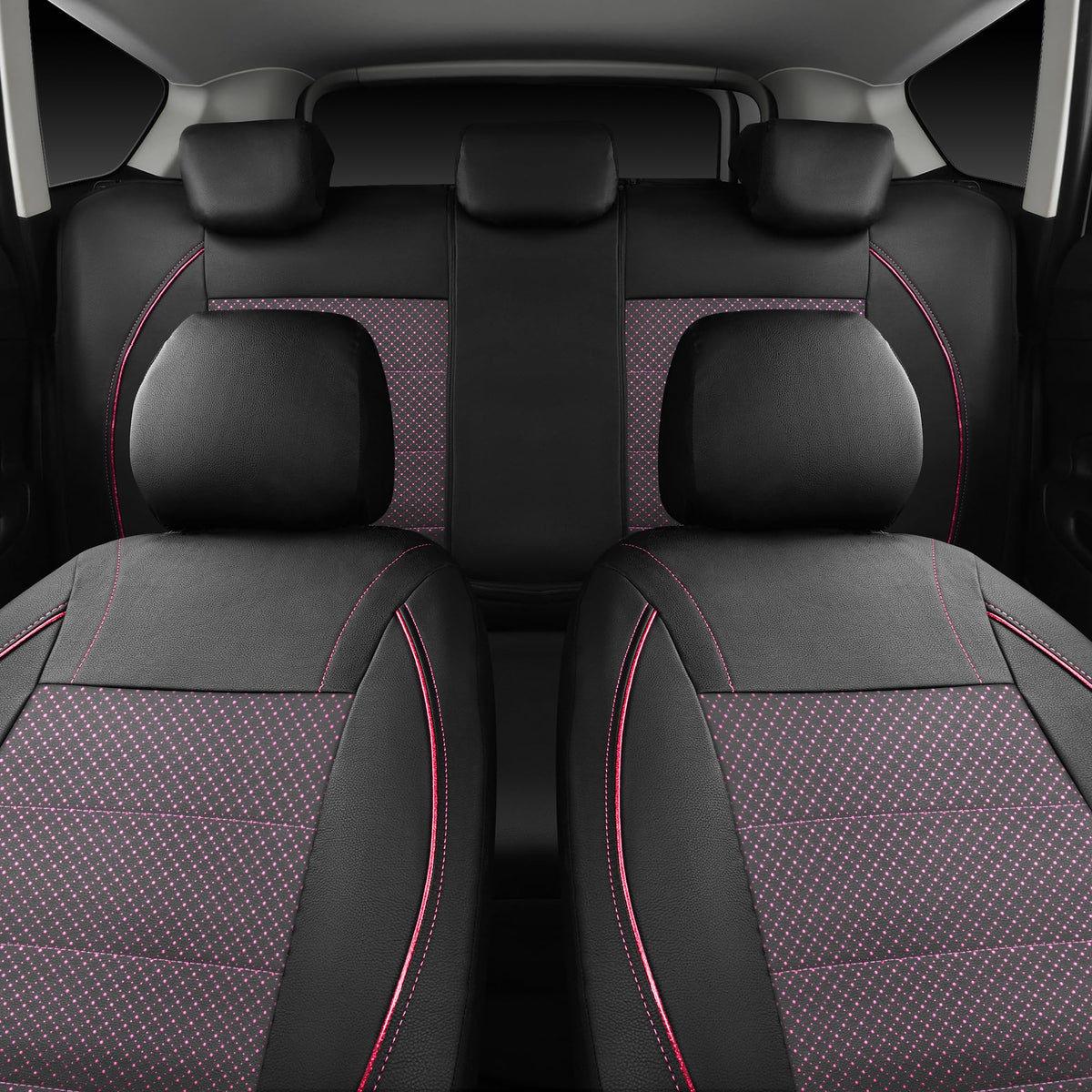 CAR PASS inside zipper detail for simple installation and access