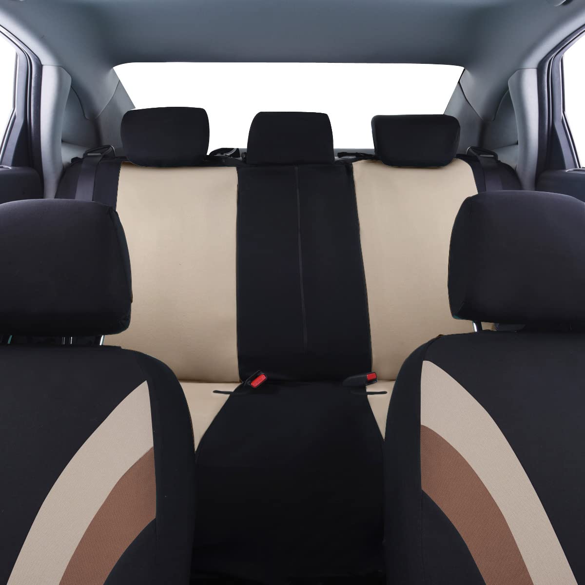 CAR PASS three-line zipper detail showing bench split flexibility and convenience