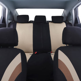 CAR PASS three-line zipper detail showing bench split flexibility and convenience