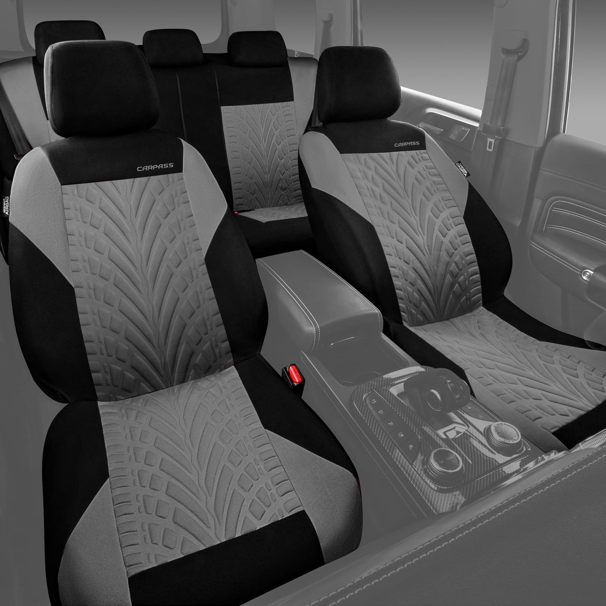CAR PASS zippered armrest access illustrating easy use and convenience benefit