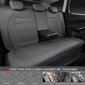 CAR PASS backseat with folded armrest access demonstrating easy zipper operation