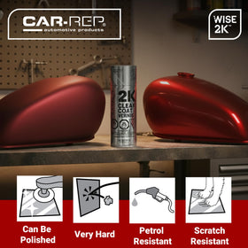 CAR-REP label detail emphasizing Wise 2K Technology and application simplicity