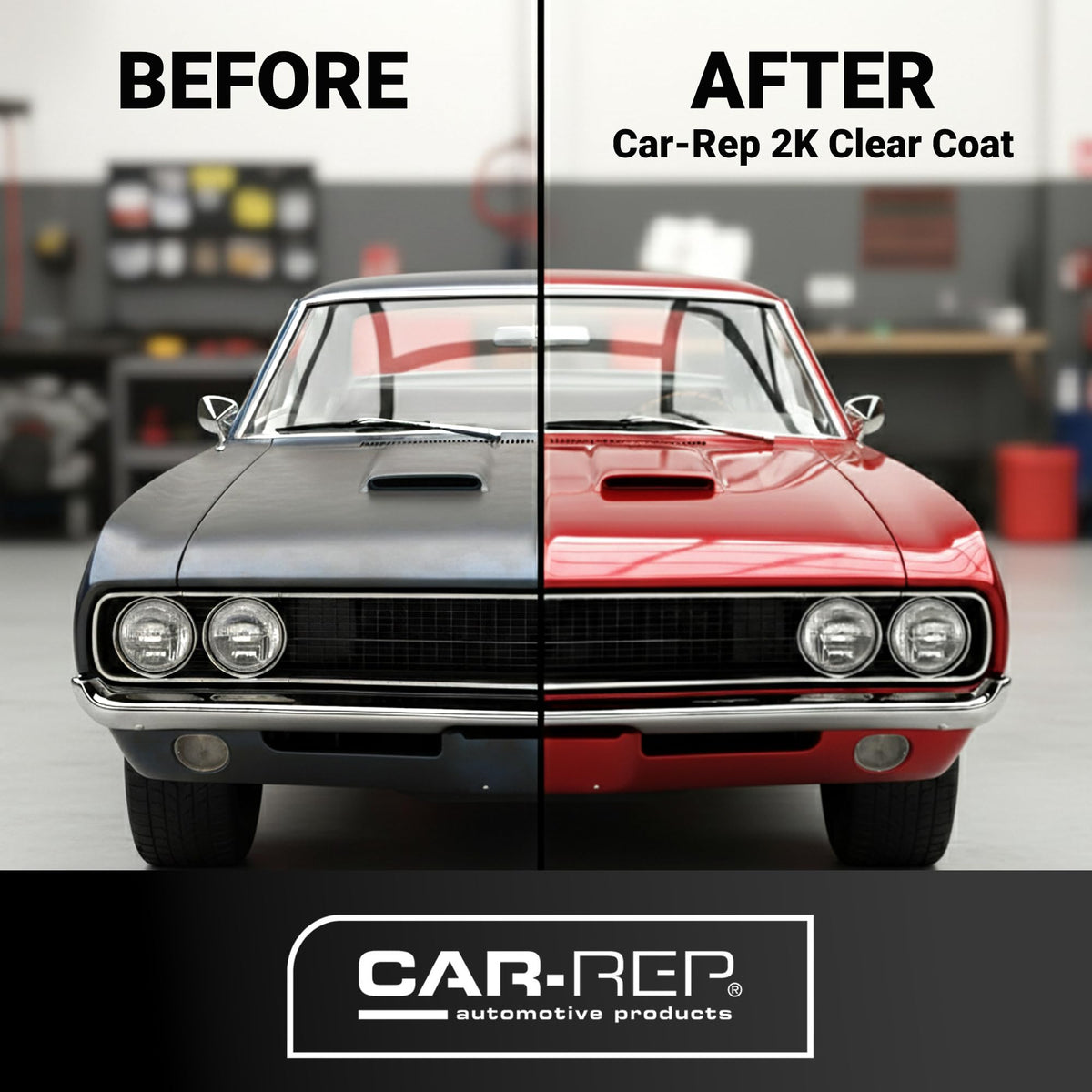 CAR-REP polished texture close-up highlighting durable high-gloss result
