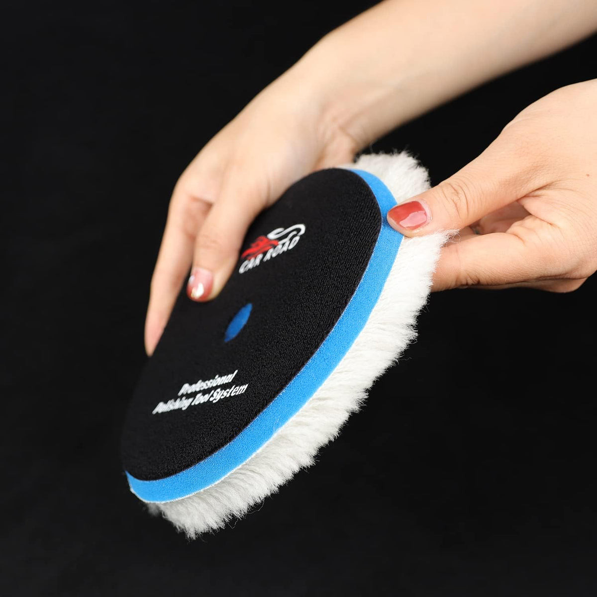 CAR ROAD washed pads drying to show reusable durable maintenance