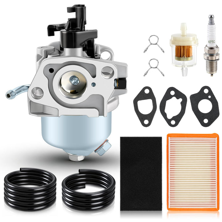 CARBBIA front view of carburetor showing mounting points and benefits easy replacement