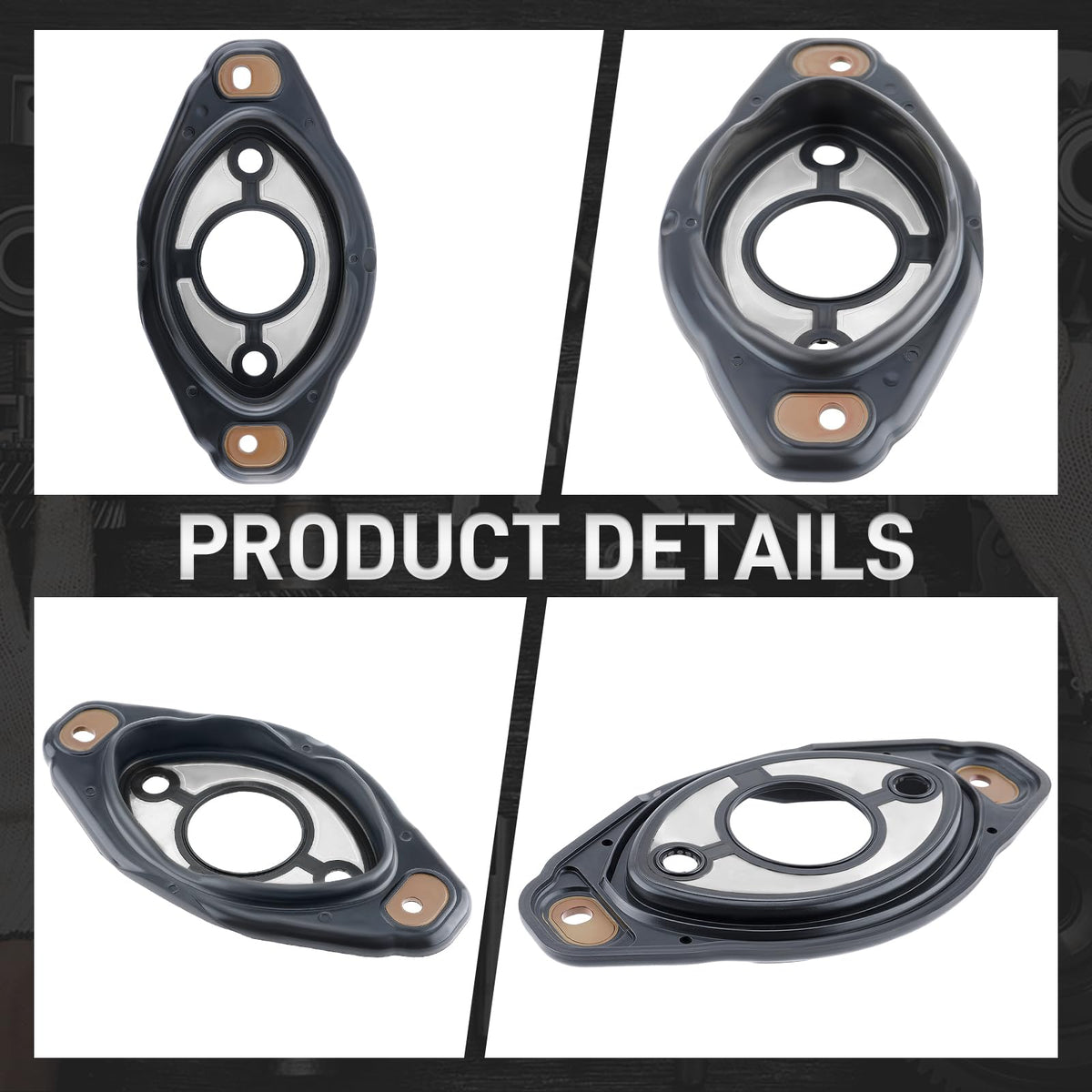 CARBBIA eccentric shaft gasket and sensor seal arranged for easy identification