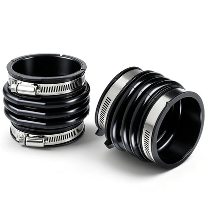 CARBBIA front view of intake hose showing correct OEM-style shape and fit