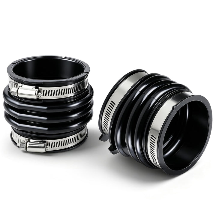 CARBBIA front view of intake hose showing correct OEM-style shape and fit