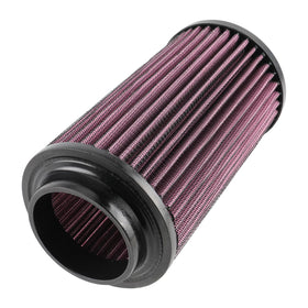 CARBBIA fuel filter detail with clamp showing secure connection benefit