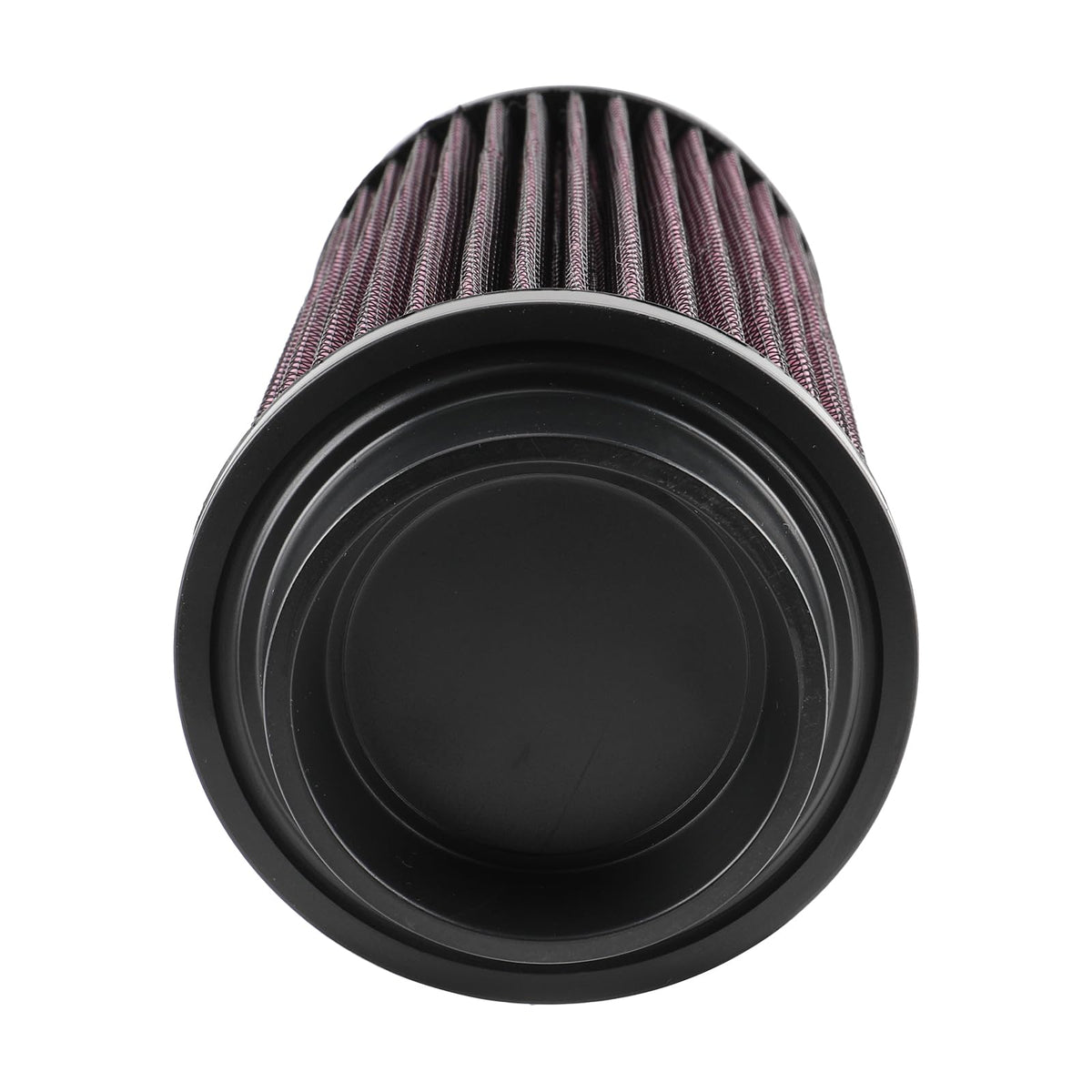 CARBBIA oil filter installed on engine side view showing compact fit benefit