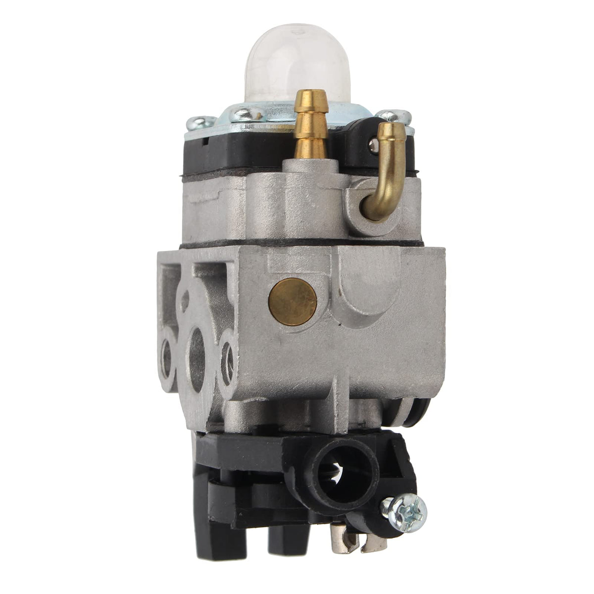 CARBBIA primer bulb and fuel filter closeup ensuring easier starting