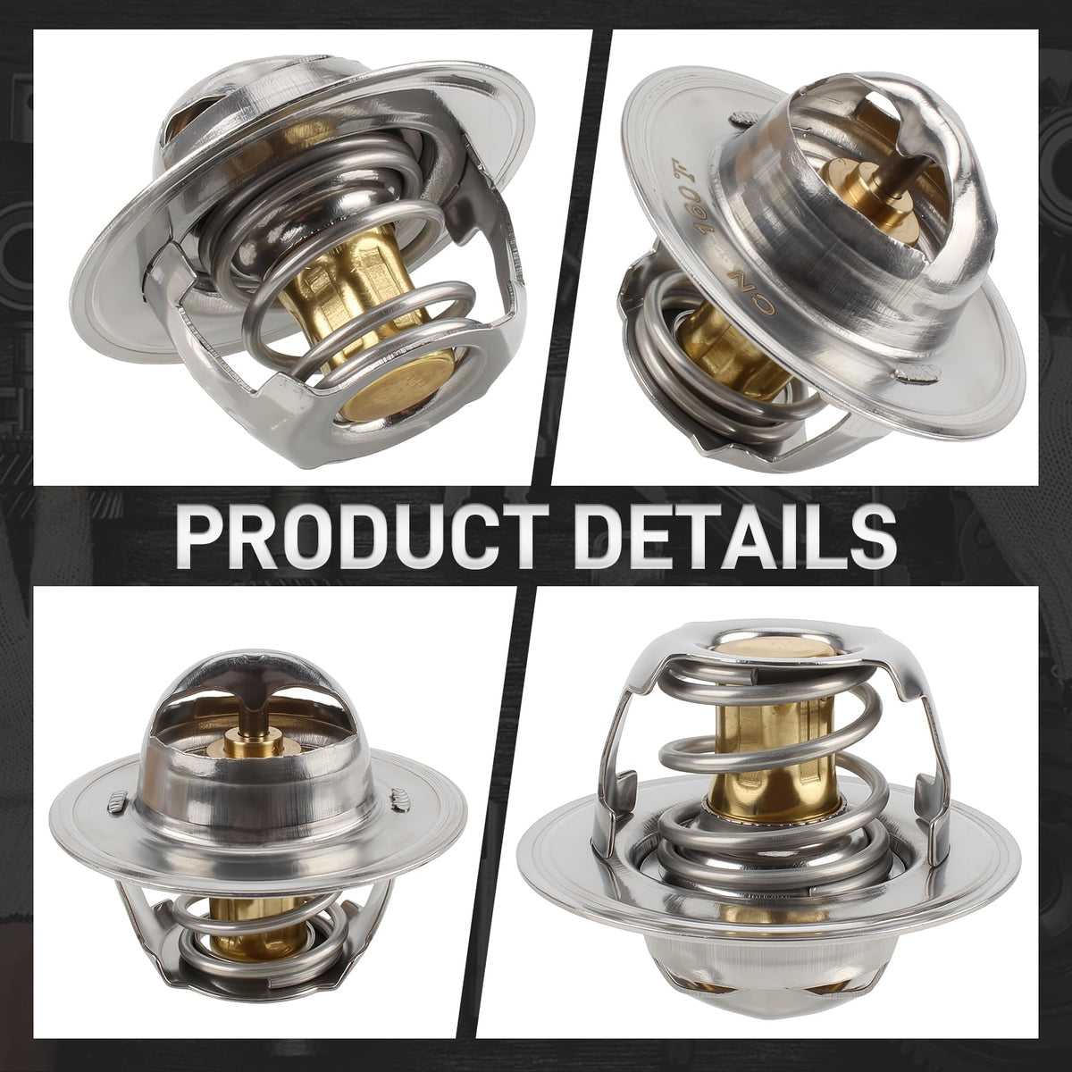CARBBIA thermostat close-up highlighting construction and fit reliability