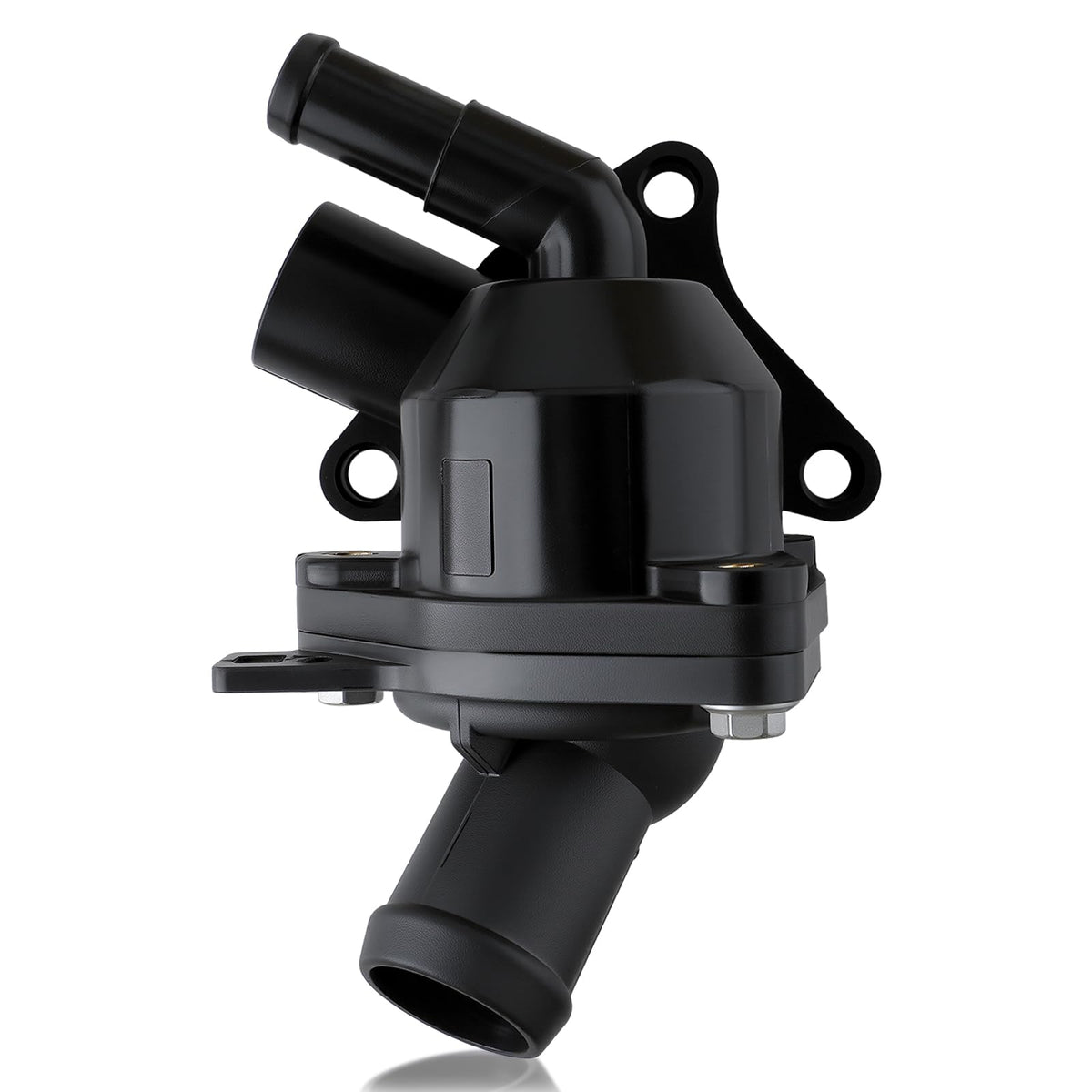CARBBIA front view of thermostat housing showing correct OEM fit and improved sealing