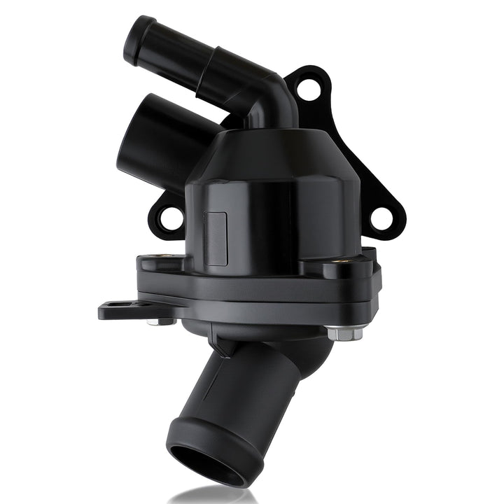 CARBBIA front view of thermostat housing showing correct OEM fit and improved sealing