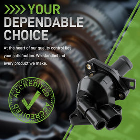 CARBBIA installed in engine bay demonstrating correct fit and restored coolant flow