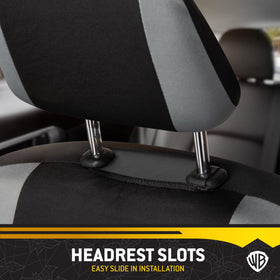 Carbella Batman installed rear view showing full cabin coverage benefit