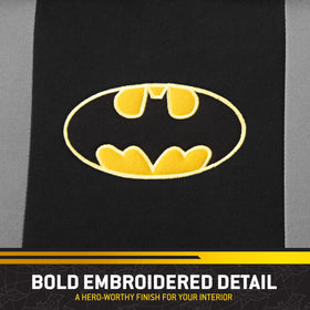 Carbella Batman packaging and instructions showing easy setup benefit