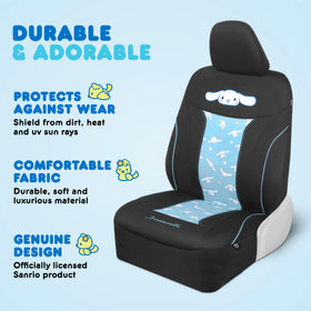Carbella Cinnamoroll installed in car showing easy fit and style