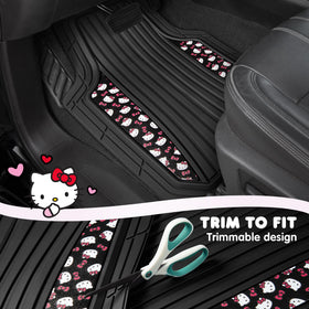 Carbella Hello Kitty anti-slip backing visible to show secure hold