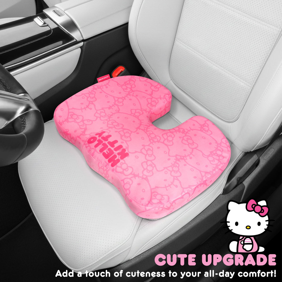 Carbella Hello Kitty foam cross section illustrating supportive memory foam