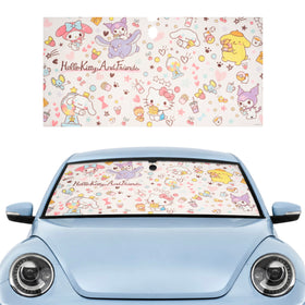 Carbella Hello Kitty front view showing full Sanrio character coverage and fun style