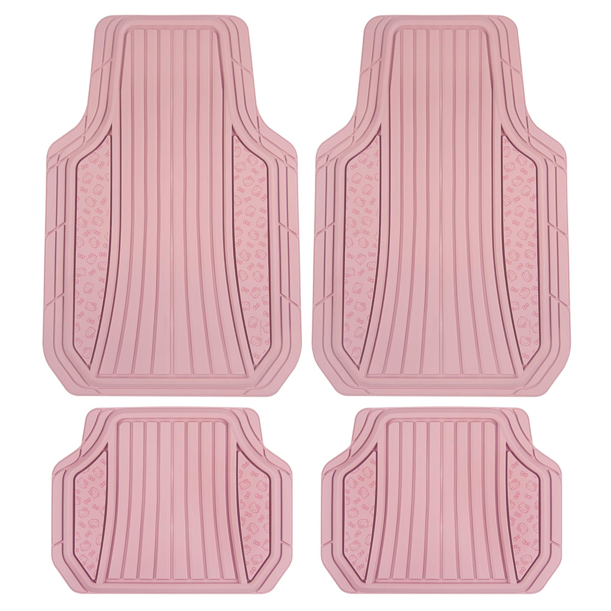 Carbella Hello Kitty front mat top view showing durable protection and playful design