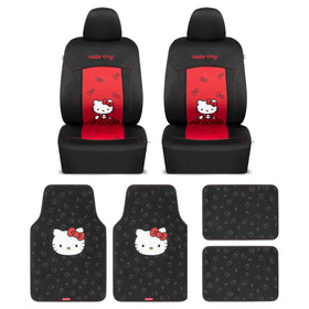 Carbella Hello Kitty front seat cover shows stylish protection and comfort