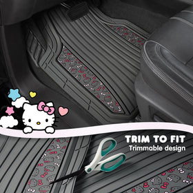 Carbella Hello Kitty groove texture detail capturing channels that trap dirt and liquids