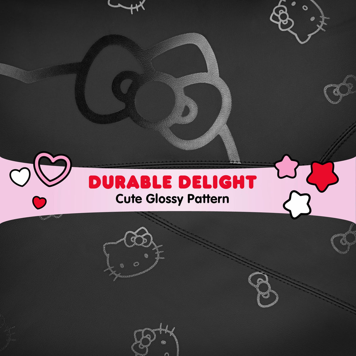 Carbella Hello Kitty printed bow detail adding playful visual appeal