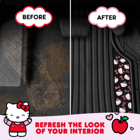 Carbella Hello Kitty installed in car interior adding playful style