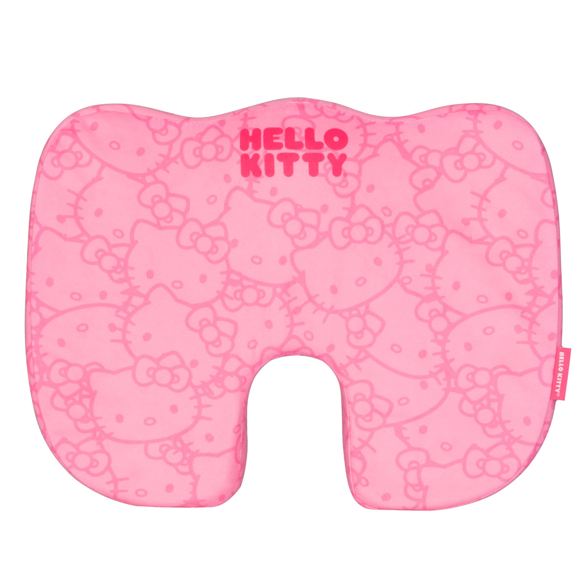 Carbella Hello Kitty in desk setup adding cute style and ergonomic support