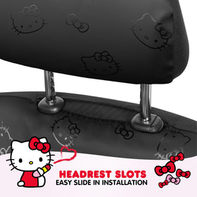 Carbella Hello Kitty cover beside water bottle illustrating true-to-scale fit