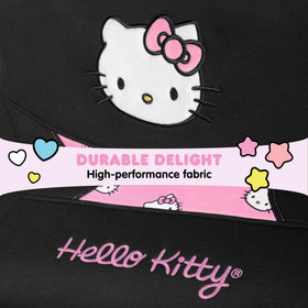 Carbella Hello Kitty seat in use with child showing comfort and playful style