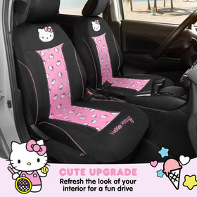 Carbella Hello Kitty side profile fit demonstrating snug universal installation